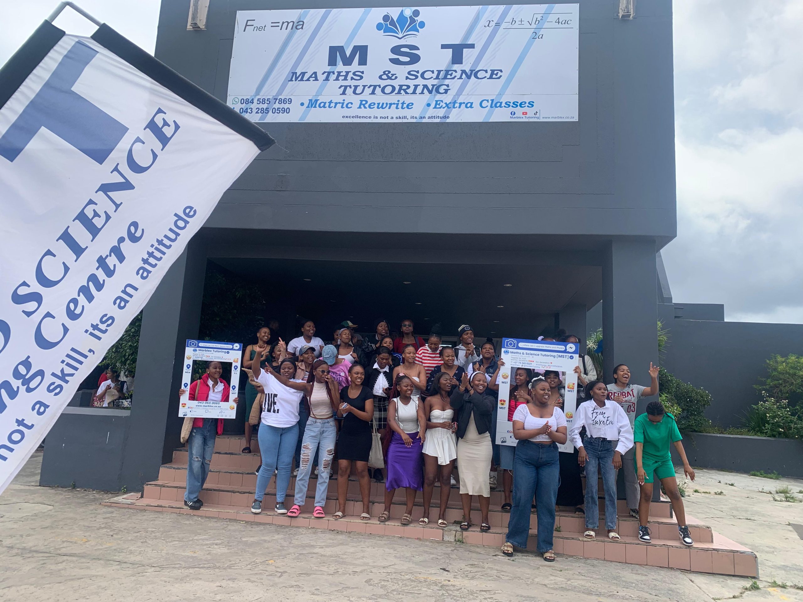 Diverse students learning